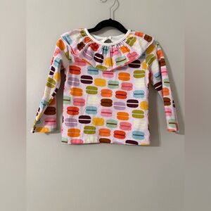 The Oak Apparel Macaron Ruffle Top 3Y Boutique